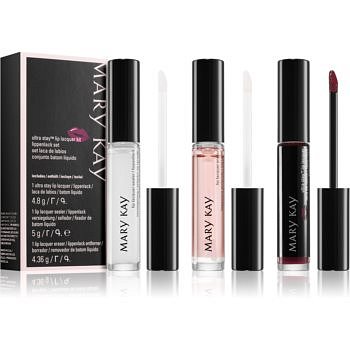 Mary Kay Ultra Stay Lip Lacquer Kit sada dekorativní kosmetiky na rty odstín Plum