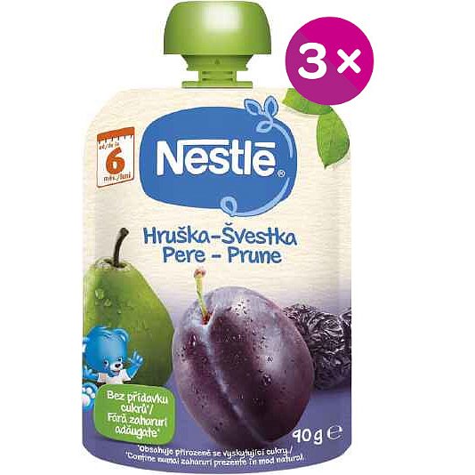 NESTLÉ kapsička Švestka Hruška 3x90g