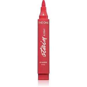 Oriflame The One Stain & Stay dlouhotrvající rtěnka ve fixu odstín Rose 2.5 g