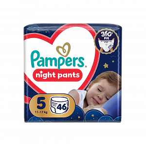 Pampers Night Pants vel. 5 11–17 kg dětské plenkové kalhotky 46 ks