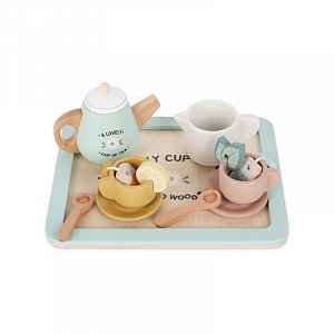 Saro Baby dřevěný čajový set 36m+