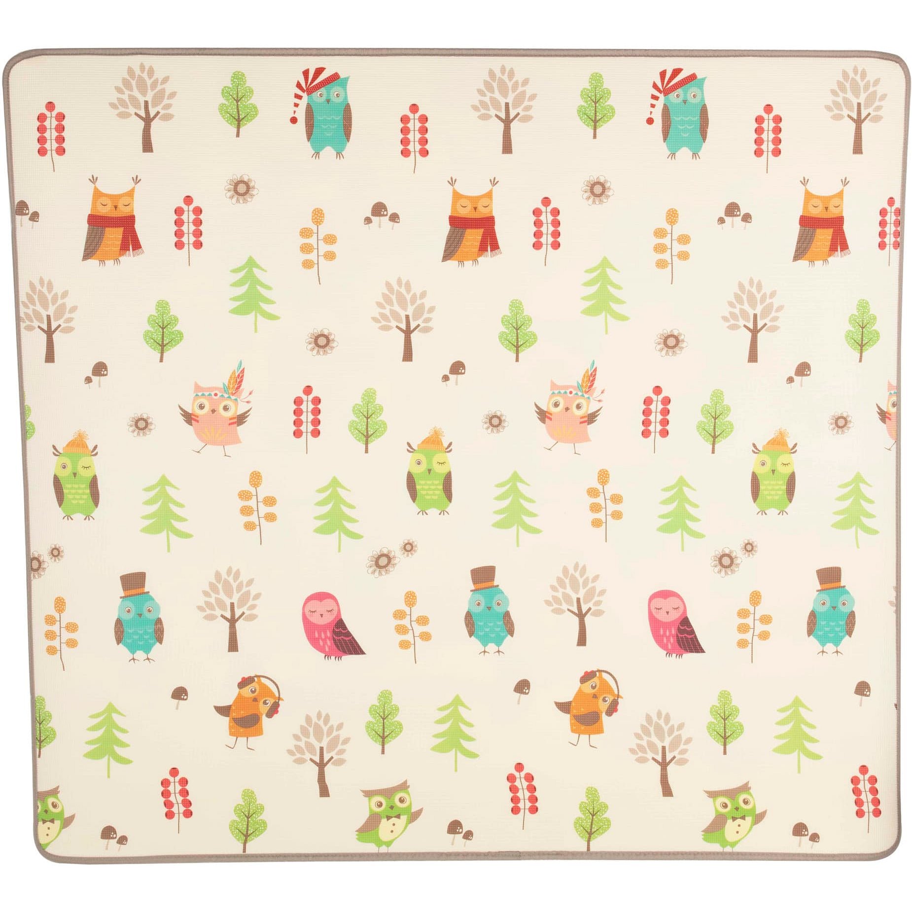 ZOPA Pěnová podložka Play, Sova/Cesta 200x180cm