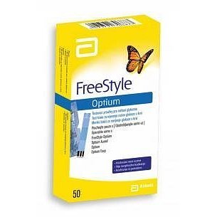 FreeStyle Optium testovací proužky 50ks