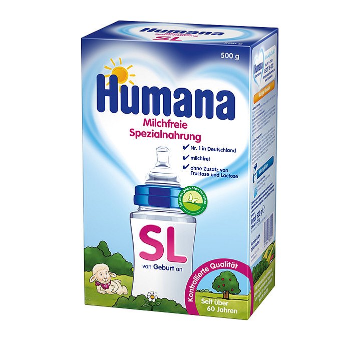 Humana SL 500g speciální nemléčná výživa