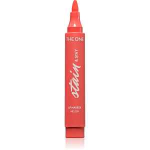 Oriflame The One Stain & Stay dlouhotrvající rtěnka ve fixu odstín Melon 2.5 g