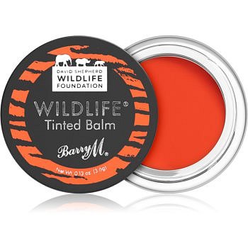 Barry M Wildlife  tónující balzám na rty odstín Untamed Red