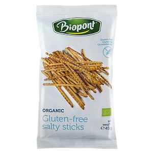 Biopont Bio slané tyčinky bez lepku 45 g