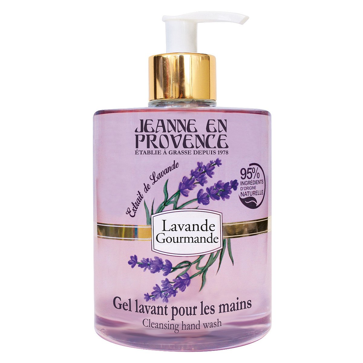 Jeanne en Provence Mycí gel na ruce Levandule 500 ml