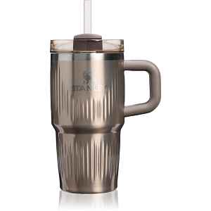 Stanley Quencher H2.O Fluted Tumbler nerezový tumbler s brčkem malý Pale Gold Shine 1 ks