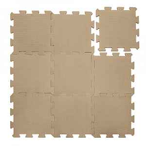 Zopa Pěnová podložka Puzzle 30x30 cm 9ks, Hazel Brown 3