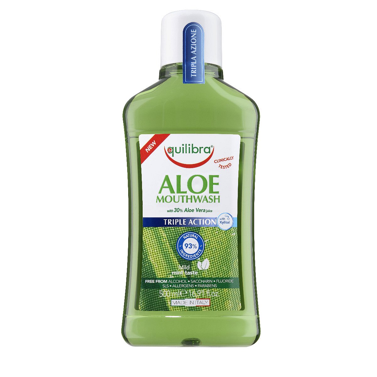Equilibra Aloe Triple Action ústní voda 500 ml