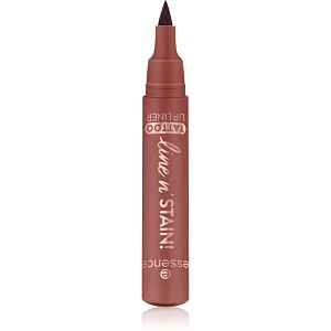 essence line n' STAIN! konturovací tužka na rty odstín 02 Must Have Brown 2.5 ml