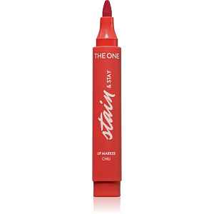 Oriflame The One Stain & Stay dlouhotrvající rtěnka ve fixu odstín Chili 2.5 g