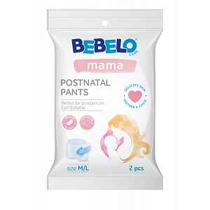 BEBELO Mama Postnatal Pants vel. M/L poporodní kalhotky 2 ks