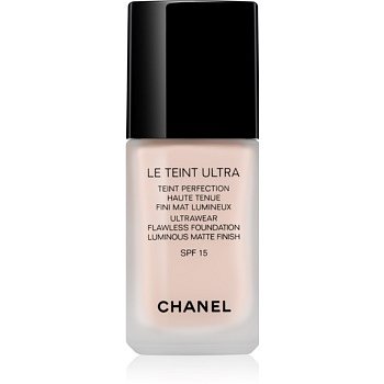 Chanel Le Teint Ultra dlouhotrvající matující make-up SPF 15 odstín 12 Beige Rosé 30 ml