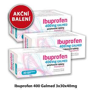 Ibuprofen 400 Galmed tbl 3x30x400mg Akční balení