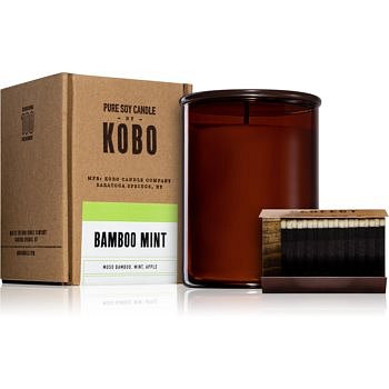 KOBO Woodblock Bamboo Mint vonná svíčka 425 g