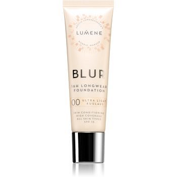 Lumene Blur 16h Longwear Foundation dlouhotrvající make-up SPF 15 odstín 00 Ultra Light