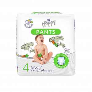 BELLA HAPPY Pants Maxi natahovací plenkové kalhotky 24 ks