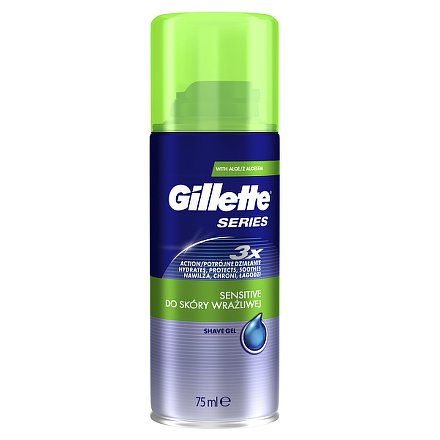 GIllette Series Sensitive gel na holení  75ml