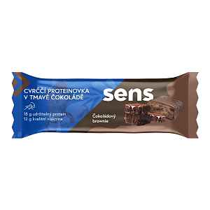 SENS Cvrččí proteinovka v tmavé čokoládě Čokoládový brownie 60 g
