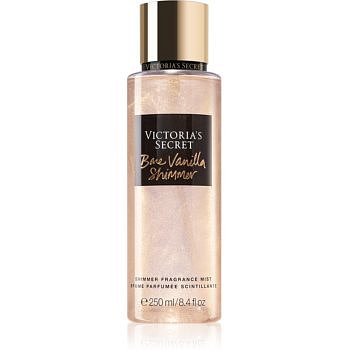 Victoria's Secret Bare Vanilla Shimmer parfémovaný tělový sprej se třpytkami pro ženy 250 ml