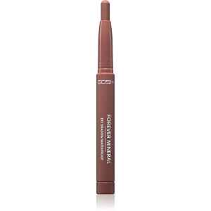 GOSH COPENHAGEN Forever Mineral Matte dlouhotrvající oční stíny v tužce odstín 016 Matt Chocolate 1.4 g