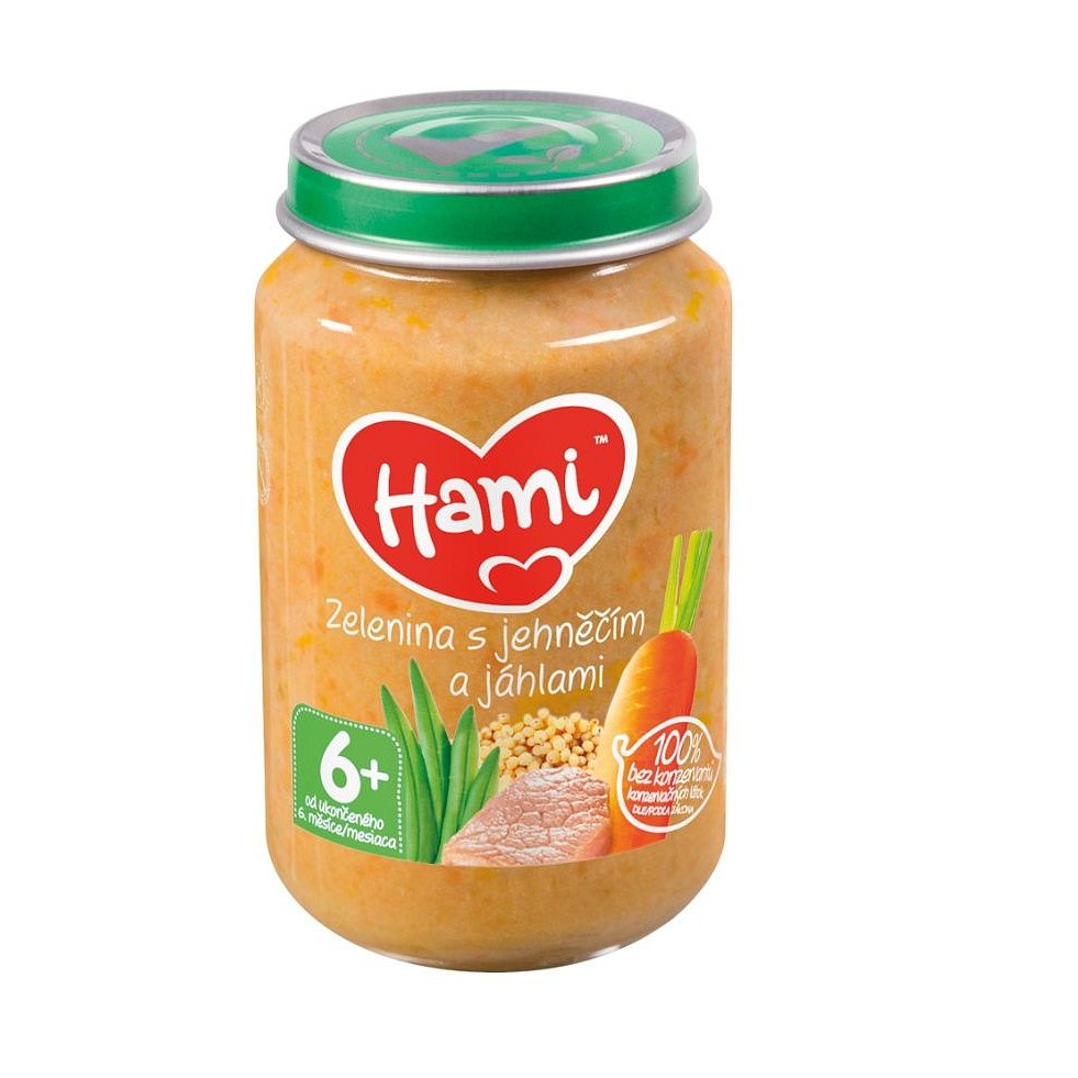 Hami Příkrm Zelenina s jehněčím a jáhlami 200 g