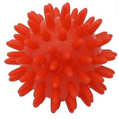 KineMAX Hedgehog Masážní míček ježek 6cm červený