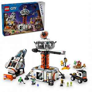 LEGO City 60434 Vesmírná základna a startovací rampa pro raketu