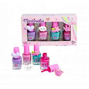Martinelia Super Girl sada laků na nehty s prstýnky