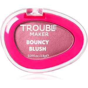 Trouble Maker Bouncy Blush pudrová tvářenka odstín Baseline Rose 2.8 g