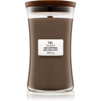 Woodwick Sand & Driftwood vonná svíčka 609,5 g s dřevěným knotem