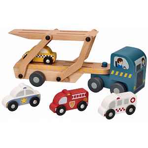 Adam Toys Přepravní transportér se 4 autíčky