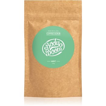 BodyBoom Mint kávový tělový peeling 100 g