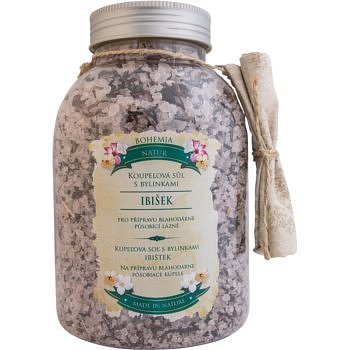 Bohemia Gifts & Cosmetics Bohemia Natur relaxační koupelová sůl s ibiškem 1 200 g