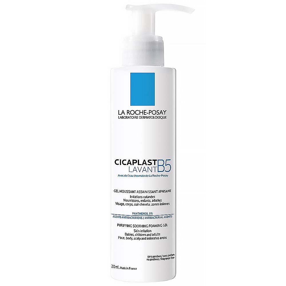 LA ROCHE-POSAY Cicaplast Pěnící gel Lavant B5 200 ml