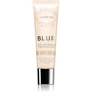 Lumene Blur 16h Longwear Foundation dlouhotrvající make-up SPF 15 odstín 0 Light Ivory
