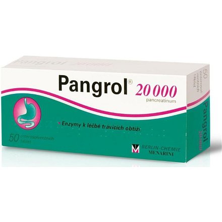 Pangrol 20000 por.tbl.ent.50 II