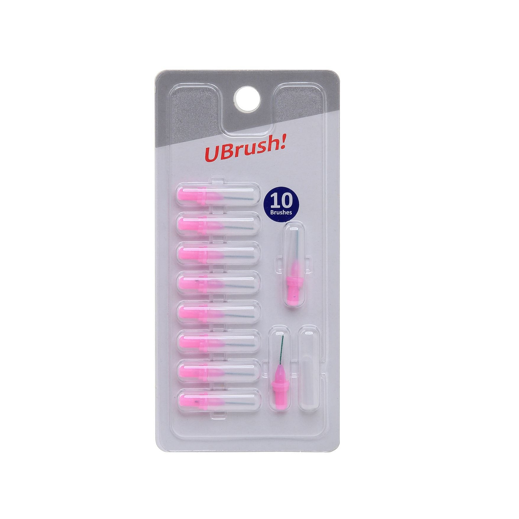 UBrush! Mezizubní kartáček 0,7 mm růžový 10 ks