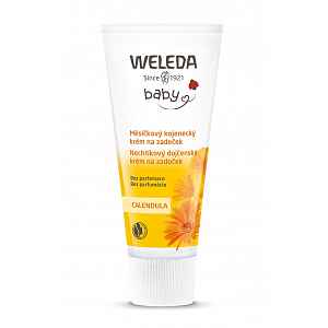Weleda Měsíčkový kojenecký krém na zadeček bez parfemace 75 ml
