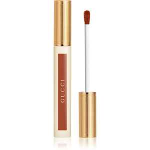 Gucci Glow Oil-In-Water Tint Liquid Lipstick lesklá hydratační tekutá rtěnka odstín 308 Lucy Dark Orange 6.5 ml
