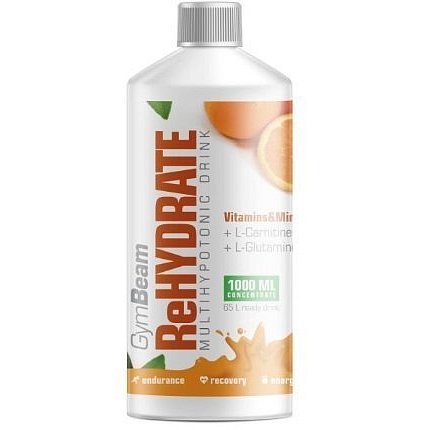 GymBeam ReHydrate 1000 ml orange
