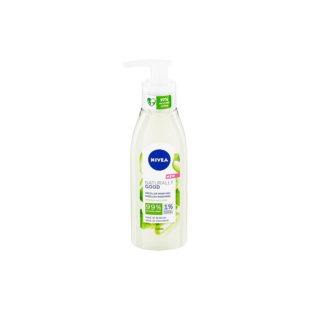 NIVEA Naturally Good Micelární gel 140 ml