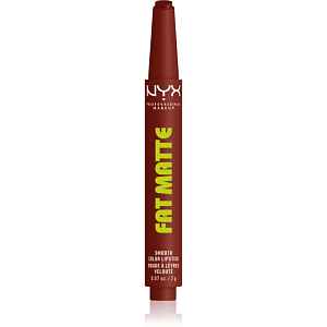 NYX Professional Makeup Fat Matte balzám na rty s matujícím efektem Cocoa Cuddles 2 g