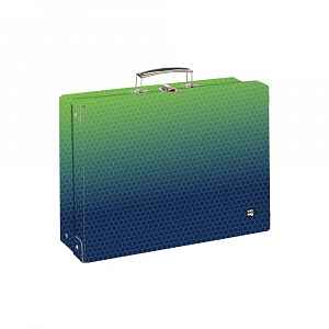 Oxybag Hranatý kufřík na výtvarku A4 Ombre Green