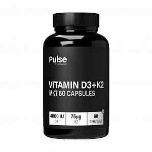 Pulse Performance Vitamin D3+K2 60 kapslí