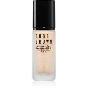 Bobbi Brown Weightless Skin Foundation SPF 15 Mini dlouhotrvající matující make-up s hydratačním účinkem odstín Warm Ivory 13 ml