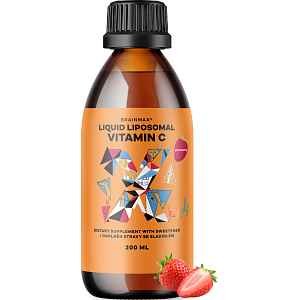 BrainMax KIDS Liquid Liposomal Vitamin C, Strawberry, 500 mg, 200 ml