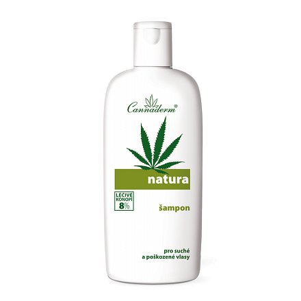 Cannaderm Natura šampon na suché pošk. vlasy 200ml